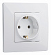 Рамка для розетки на 1 пост белая Legrand Etika 672501