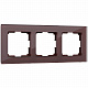 Рамка на 3 поста Werkel Favorit W0031118 мокко a051099