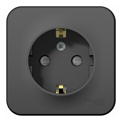 Розетка SE Blanca антрацит BLNRA011106