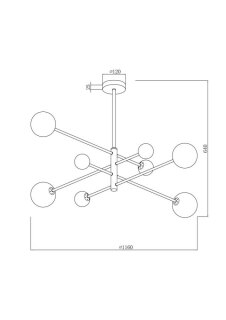 Люстра Freya Sphirity FR5376CL-08B