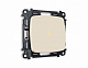 Комплект механизма 1-клавишного выключателя с подсветкой 3200K OMEGA MO322010 Бежевый матовый QUANT