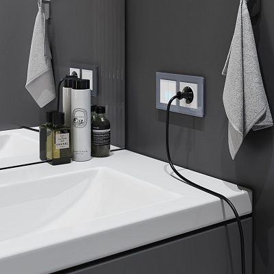 Сенсорный выключатель двухклавишный с подсветкой Werkel W4520101 a047862