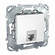 Розетка RJ11 белая SE Unica MGU5.492.18ZD