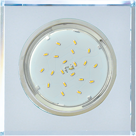 Встраиваемый светильник Ecola Glass GX53 FM53SNECH