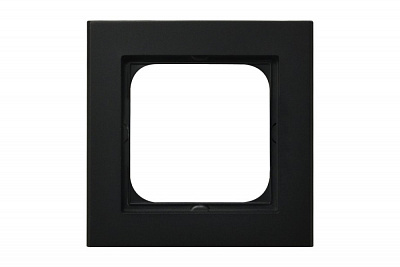 Рамка на 1 пост Ospel Sonata черный металлик R-1R/33