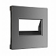Накладка для двойной розетки RJ-45 Werkel графит матовый a063114