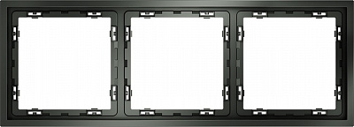 Рамка пластиковая VOLTUM S70 на 3 поста VLS100306, титан