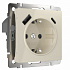 Розетка с заземлением и USB Werkel слоновая кость a056273
