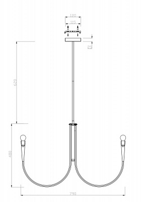 Люстра Freya Branches FR5253PL-08N