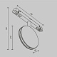 Магнитный трековый светильник Maytoni Outline TR090-2-6W4K-B