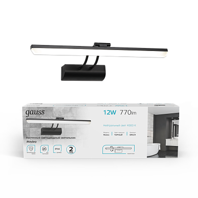 Настенный светодиодный светильник Gauss Medea BR024 12W 770lm 200-240V 550mm LED BR024