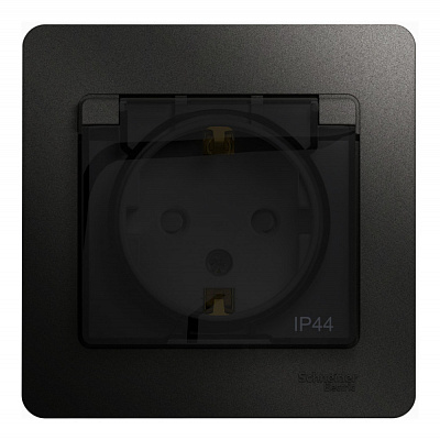 Розетка SE Blanca антрацит GSL000748