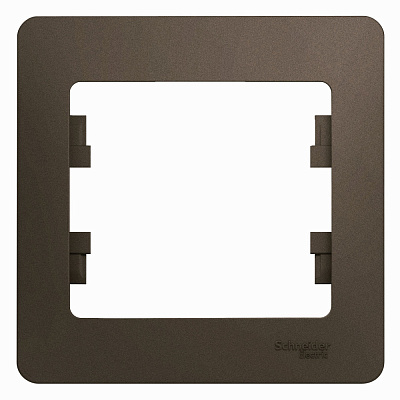 Рамка на 1 пост шоколад SE Glossa GSL000801