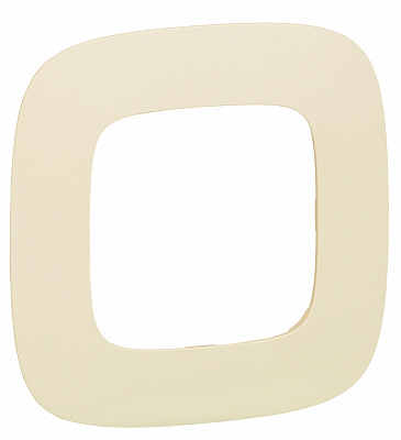 Рамка для розетки на 1 пост слоновая кость универсальная Legrand Valena Alure 754311