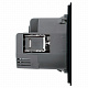 Розетка 1-местная з/ш с/з 16А + USB + Type C (механизм), STEKKER Мия, 250В, 20W, RST16-3119-05, черный бархат