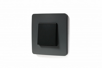 Рамка для розетки на 1 пост серая SE Unica Studio NU280222