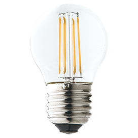 Лампа шар G45 6Вт Е27 6000К Ecola globe filament Premium N7PD60ELC