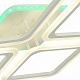 Люстра потолочная EVOLED Qutro SLE200452-04RGB
