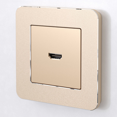 Рамка на 1 пост Werkel Platinum W0012611 шампань a059210