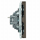 Розетка компьютерная 1-местная RJ-45 (механизм), STEKKER Эмили, RST00-5117-09, антрацит, soft touch