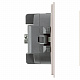 Розетка телевизионная 1-местная STEKKER Мия RST00-3108-08 50479 пудровый жемчуг