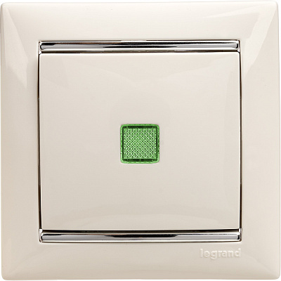 Выключатель с подсветкой белый Legrand Valena Classic 774410