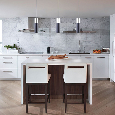 Подвесной светильник Eurosvet 50135/1 LED хром/черный 00000084443