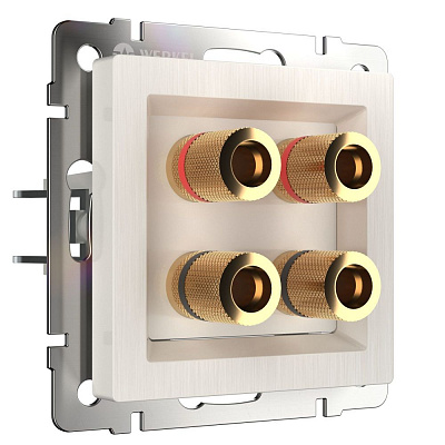 Розетка акустическая Werkel перламутровый рифленый a040902