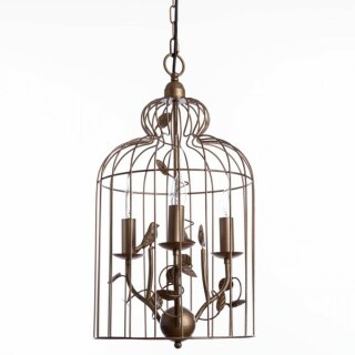 Подвесная люстра Arte Lamp Gabbia A1865SP-3BG