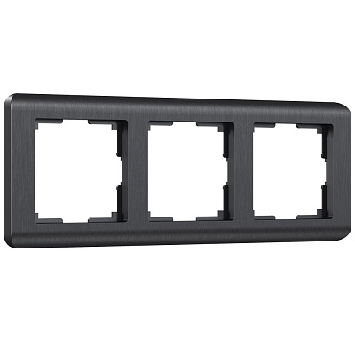 Рамка на 3 поста Werkel Stream W0032104 графит a051268