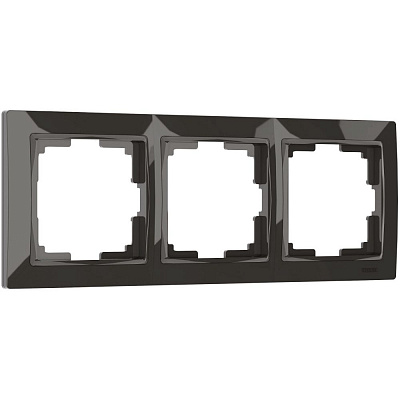 Рамка на 3 поста Werkel Snabb basic W0032007 коричневая a051298