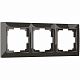 Рамка на 3 поста Werkel Snabb basic W0032007 коричневая a051298