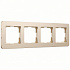 Рамка на 4 поста Werkel Platinum W0042611 шампань a059220