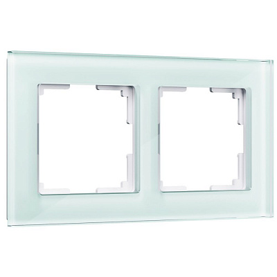 Рамка на 2 поста Werkel Favorit WL01-Frame-02 стекло a031476