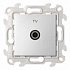 Розетка TV Simon 24 Harmonie алюминий 2450477-033