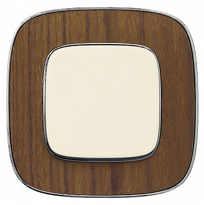 Лицевая панель для выключателей одноклавишных слоновая кость Legrand Valena Alure 755006