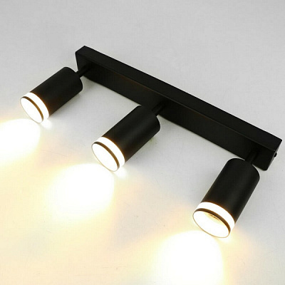 Спот на основании General GWL-3GU10-M-IP20 Тройной Черный Башня 661828