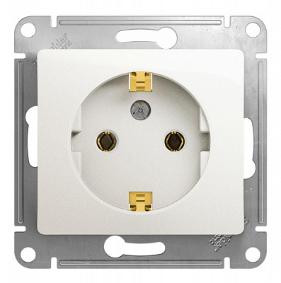 Розетка SE Glossa перламутр GSL000643