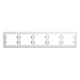 Рамка на 5 постов белая SE Glossa GSL000105
