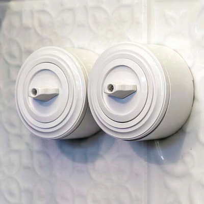 Коробка подъемная одинарная белая LK Studio Vintage-Classic 889004-1