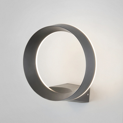 Уличный светодиодный  светильник Elektrostandard Ring 1710 TECHNO LED серый a054932