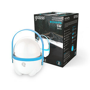 Фонарь кемпинговый Gauss модель GFL002 5W 380lm Li-ion 3600mAh GF002