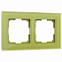 Рамка на 2 поста Werkel Favorit WL01-Frame-02 фисташковый a036588