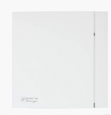 Вентилятор вытяжной S&P silent-100 CZ MATT WHITE DESIGN 4C