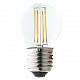 Лампа шар G45 6Вт Е27 6000К Ecola globe filament Premium N7PD60ELC (10 шт)
