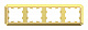 Рамка на 4 поста SE AtlasDesign Antique золото ATN101604