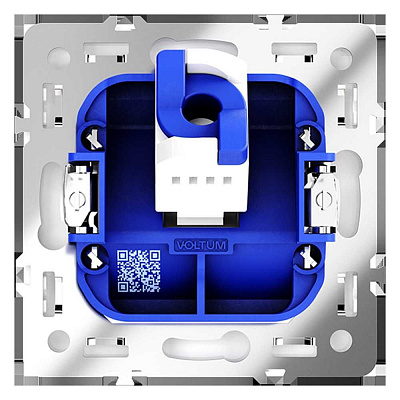 Розетка компьютерная встраиваемая VOLTUM S70 RJ45 кат 6, (кашемир) VLS060103