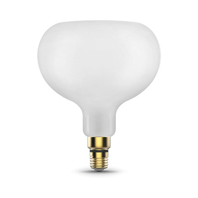 Лампа Gauss Filament А190 10W 890lm 4100К Е27 milky диммируемая LED 1017802210