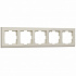 Рамка на 5 постов Werkel Stark W0051803 слоновая кость a050915
