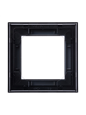 Рамка на 1 пост ABB Levit антрацит/дымчатый черный 2CHH015010A6063